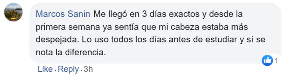 Testimonio Facebook 3